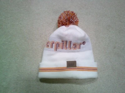 Gorro CAT Caterpillar blanco forrado de vellón Foto 1 de 4