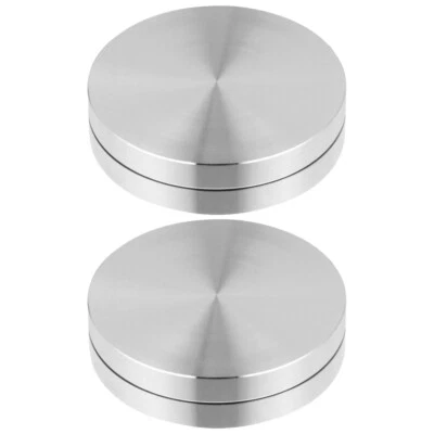  2 Piezas Cojinete Tocadiscos Accesorios Plataforma Giratoria Lazy Susan Foto 1 de 4