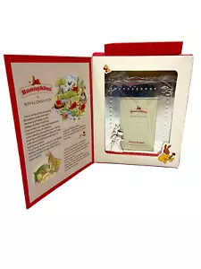 Royal Doulton Bunnykins Picture Frame 4x6 Silver Plated Nursery Baby Decor - Picture 1 of 7