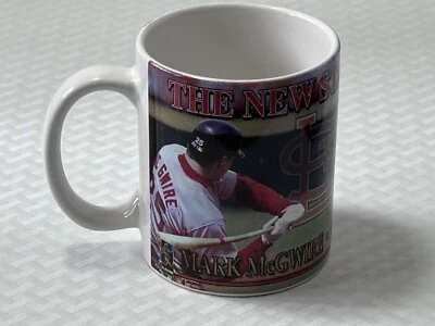  Винтажный. Кофейная кружка 1998 St. Louis Cardinals Mark McGuire 70 Home Runs Mlb - Изображение 1 из 4
