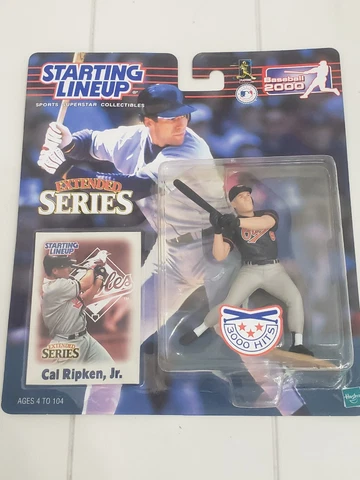 2000 Starting Lineup Cal Ripken Jr. Figure Extended Series 3000 Hits Orioles Cover