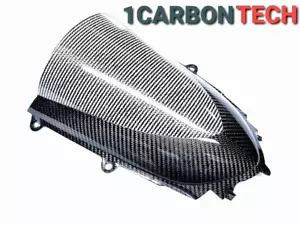 Parabrisas híbrido Yamaha YZF R6 2017-202020-2022 fibra de carbono blanco - Imagen 1 de 5