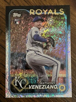 2024 Topps Series 2 FOILBOARD  #425 Anthony Veneziano Royals RC #'d/265 - Image 1 of 4