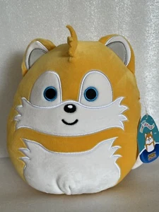 Squishmallow Sonic the Hedgehog TAILS  10" Inch Toy Plush NEW - Picture 1 of 5