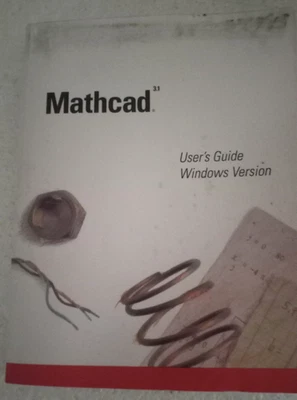 Book - Mathcad 3.1 User's Guide Windows  Version -c1992 - Image 1 of 4