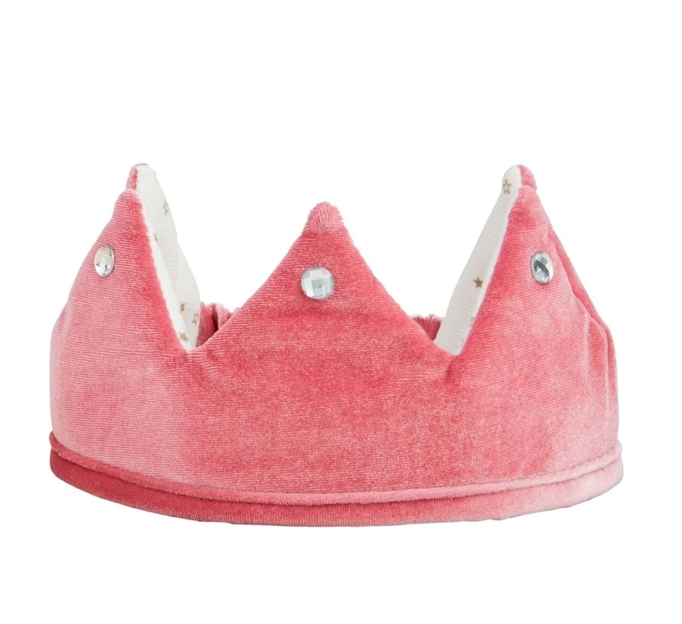 Грязь пирог ребенка ясельного возраста девочки hot розовый бархат свет вверх корона 100% полиэстер новый - Изображение 1 из 1