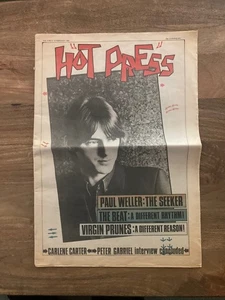 2/81 issue HOT PRESS magazine PAUL WELLER cover  The Jam The Beat Peter Gabriel - Bild 1 von 1