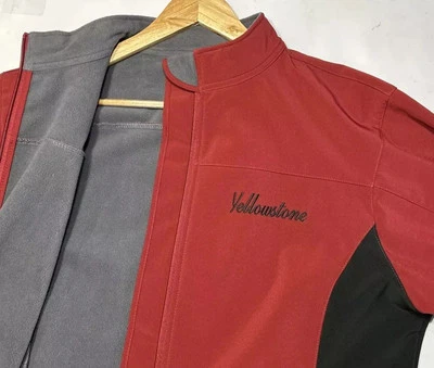 女式 Polar 高级黄石标志全拉链软壳夹克 XL 码 — 第 1/4 张图片