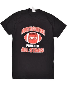 Camiseta Top Russell Athletic Para Hombre Gráfica Pequeña Negra Algodón AS05 - Imagen 1 de 4