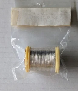 Vintage Discontinued Color, DMC #281 Metallic Silver Embroidery Thread 60m-5g - Picture 1 of 4