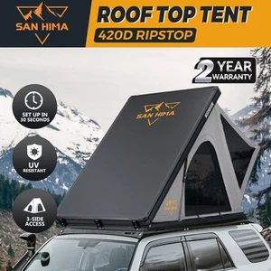 San Hima Kalbarri Lite Roof Top Tent Hardshell With Ladder Waterproof Camping - Picture 1 of 10
