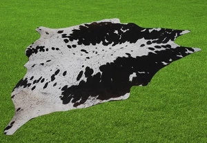 New Cowhide Rugs Area Cow Skin Leather 25.00 sq.feet (60"x60") Cow hide M-7 - Picture 1 of 3