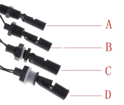 WFYB Water Level Sensor Horizontal Liquid PP Side Mount Float Switch For Pool Tank