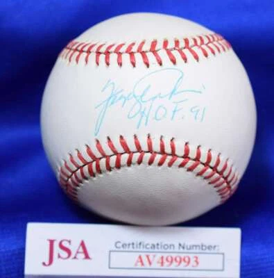 Fergie Jenkins JSA COA Autograph American League Signed Baseball HOF 91 - Image 1 of 2