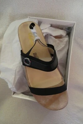  Women Sofwear By Beacon Noelle Sandals Shoes Size 11M Black Color New  - Image 1 of 4
