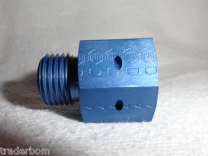 AIRCRAFT 1/2" BOSS REDUCER, BLUE AN893-7D, MS24397D7, AS5172D0506L - Picture 1 of 7