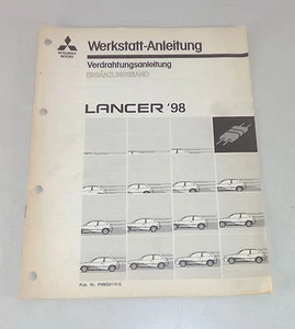 Manual de Taller Mitsubishi Lancer Suplemento Eléctrico Diagramas Cableado Año - Imagen 1 de 1