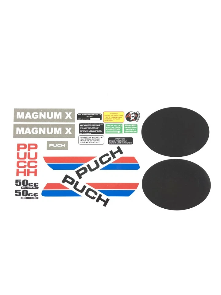 STAR SAM® KIT ADHESIVOS PUCH MAGNUM X CLASSIC MOTORBIKE STICKERS ADHESIVOS - Imagen 1 de 1