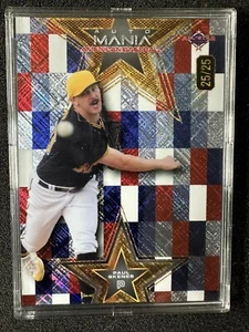 Paul Skenes 2024 Wild Card Auto Mania RC Pirates 25/25 - Foto 1 di 2