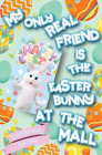 Christina Bagni My Only Real Friend Is The Easter Bunny At The Mall Poche