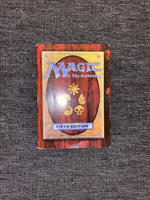 Magic the Gathering MTG: 5th Edition Rule Book / Play Guide  LP - Image 1 of 2
