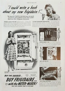 1941 Frigidaire Refrigerator made by General Motors Vintage Ad Meter miser - Picture 1 of 1