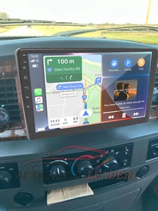 Car Stereo Radio Android 13 GPS Apple CarPlay For 06-08 Dodge Ram 1500 2500 3500 - Picture 1 of 21