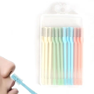 12x Nasal Hair Cutter 360 Degree Rotating Cleaning Manual Nose Hair Trimmer - Picture 1 of 12