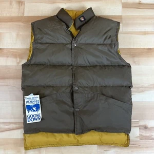 Vtg Hansa Branta By Stearns Vest Men XL Goose Down Reversible Vest NWT NOS Read - Picture 1 of 14