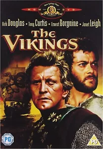 THE VIKINGS DVD EPIC VINTAGE FILM MOVIE KIRK DOUGLAS TONY CURTIS JANET LEIGH UK - Picture 1 of 2