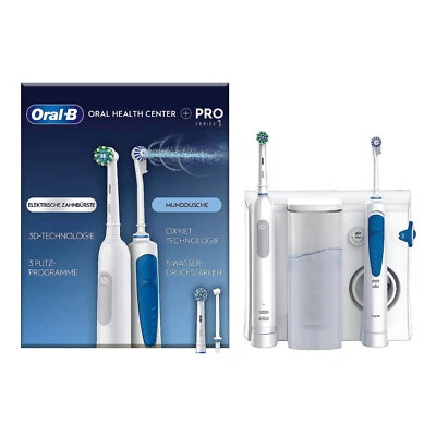 Oral-B Oral Health Center Oxyjet + PRO sistema di cura dei denti doccia orale spazzolino da denti  - Immagine 1 di 4