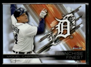 2016 Finest #FF-MC Miguel Cabrera Franchise Finest Near Mint - Picture 1 of 2