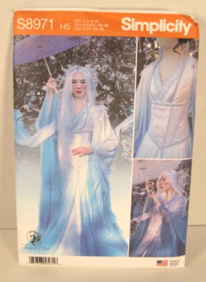 Simplicity 8971 Cloud Dragon /Chinese Martial Arts Costume Pattern Misses' 6-14 - Image 1 of 2