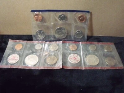 3 PART MINT SETS, 2-1968 BOTH WITH 40% KENNEDY HALF, 1- 1986P SET WITH KENNEDY - Image 1 of 4