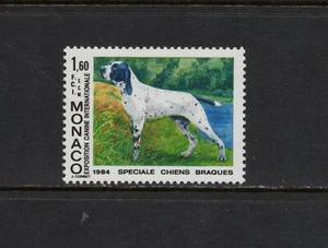 S4013 Monaco 1984 dogs Pointer 1v. MNH - Picture 1 of 1