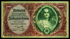 AUSTRIA. 5000 coronas 1922. 79 - Imagen 1 de 2