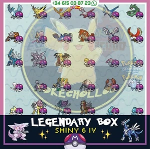 ✨ LEGENDARY BOX SHINY 6 iv´s ✨ | pokemon diamante 💎 / perla 🔮 - Picture 1 of 7