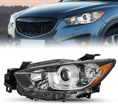 Headlight Assembly Fit for 2013-2016 Mazda CX-5 Factory Halogen Projector Headla