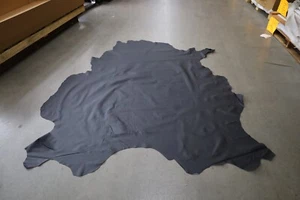 Black Leather Hide Upholstery Whole Full Cow Hide 40 Square Feet - Picture 1 of 2
