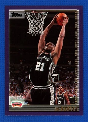 2000-01 Topps Tim Duncan #60 HOF San Antonio Spurs Hall of Famer - Image 1 of 2