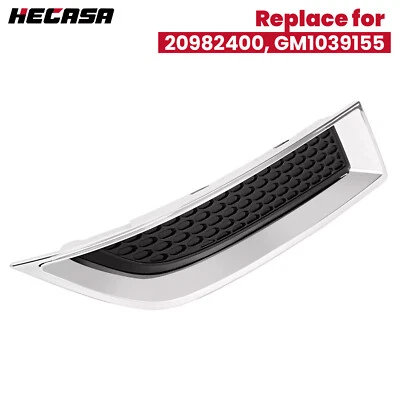 Front Right Upper Bumper Cover Grille For 2013-2016 GMC Acadia # 20982400 - Image 1 of 4