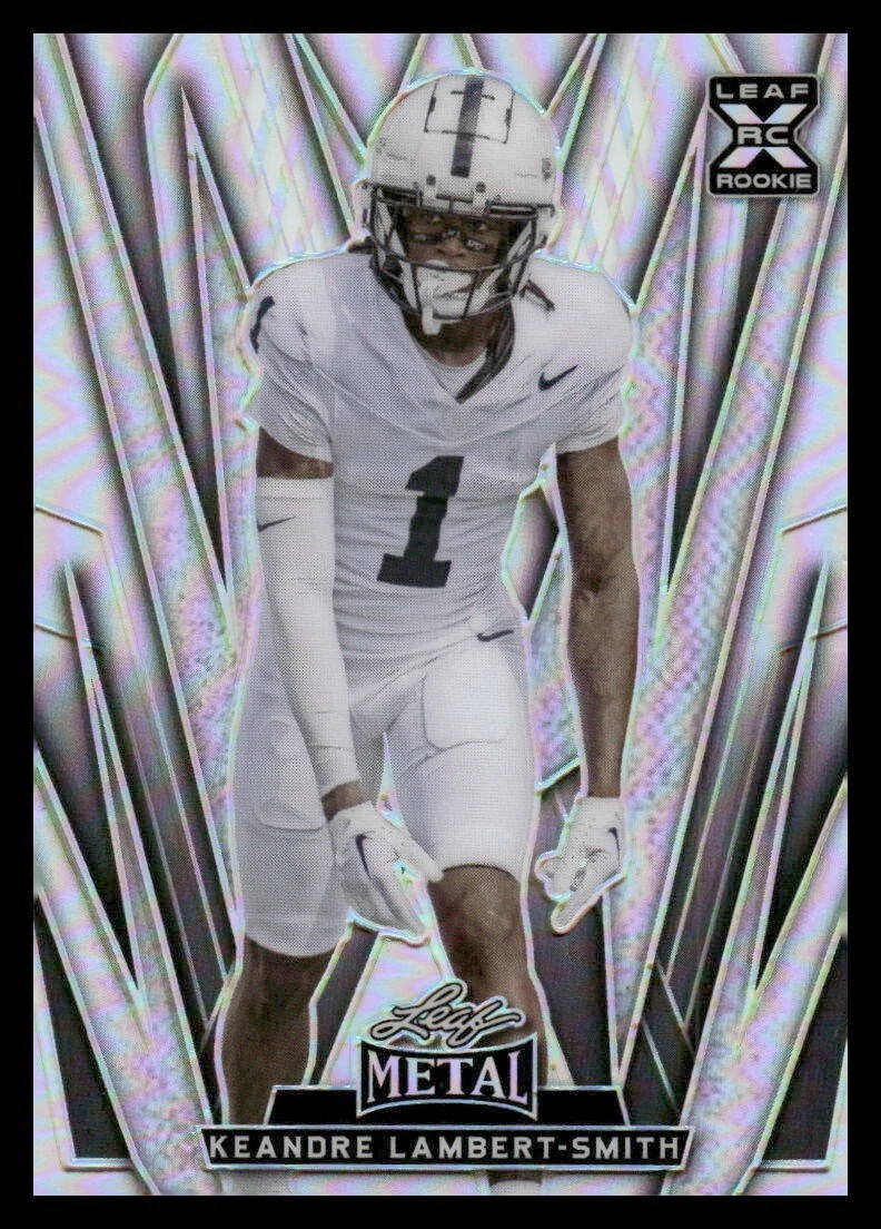 2024 Leaf Metal Prismatic Silver Keandre Lambert-Smith Rc #139