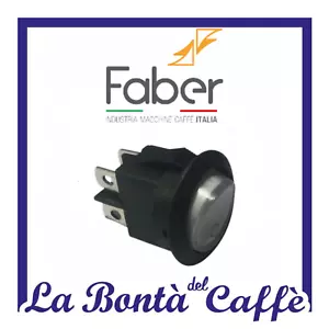 Pulsante Interruttore ON - OFF Macchina caffè FABER - 16A Ricambio Originale - Foto 1 di 1