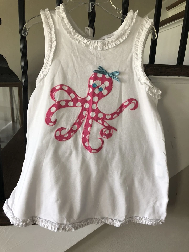 KELLY'S KIDS girls top With Octopus Size 5-6 - Image 1 of 1