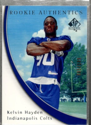 A2829- 2005 SP Authentic Rookie Gold 100 #118 Kelvin Hayden /100 - Image 1 of 2