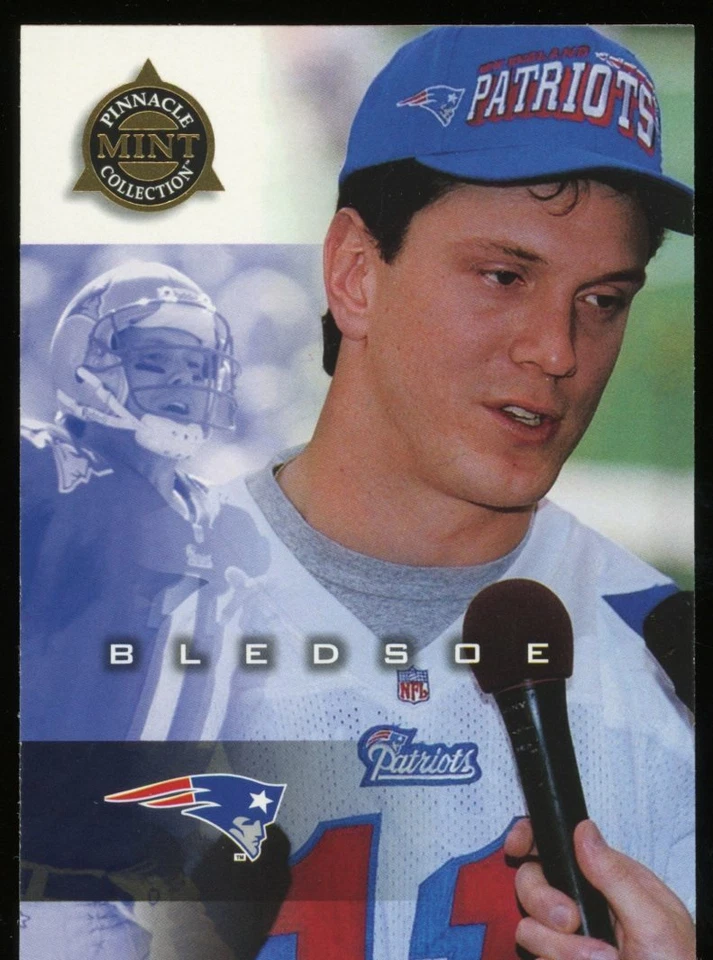 1998 Pinnacle Mint Drew Bledsoe New England Patriots Card #70 - Image 1 of 2