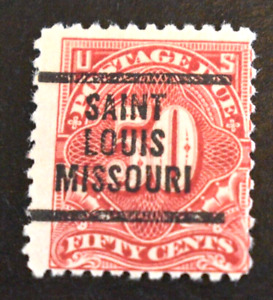 1917 US Stamps Scott Nos. J67b Postage Due Precancels - Used - St. Louis, MO