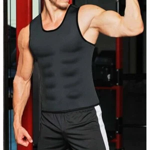 Herren Neopren Schlankheitsweste - Fettverbrennung Shirt, Schweißverbessernder Taillentrainer - Bild 1 von 12