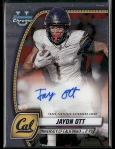 Jaydn Ott Auto AU 2024 Bowman University Cromo California Orsi d'oro - Foto 1 di 2