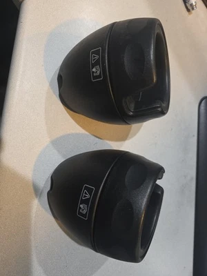 Par de portavasos de consola central Land Rover Discovery 2 II negro para 1999-2004 Foto 1 de 2